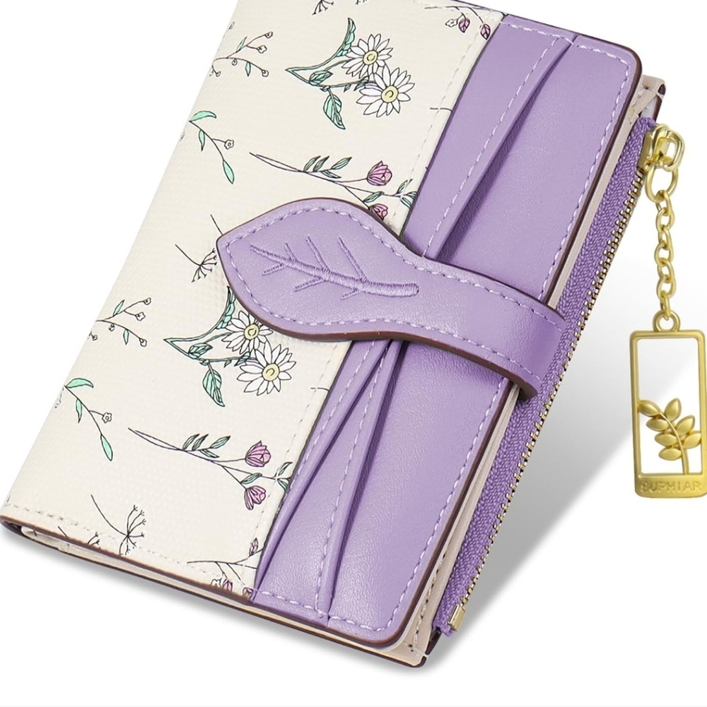 Floral Purple Women's Wallet